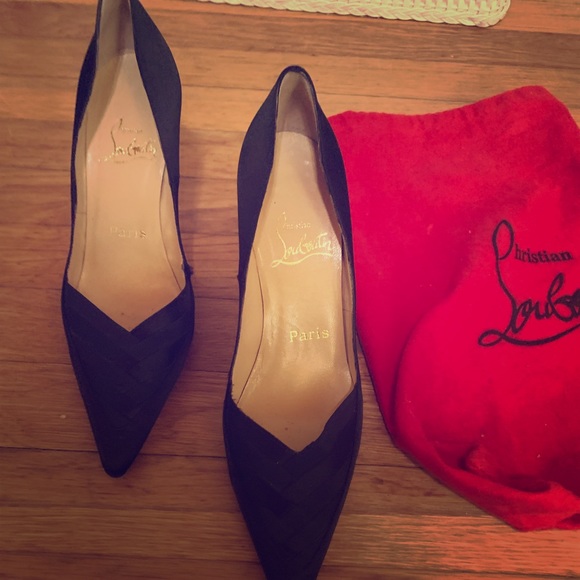 Christian Louboutin Shoes - Louboutin black pumps, gently used